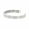 Bracelet ORUS esclave argent moderne ajustable