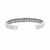 Bracelet ORUS esclave argent moderne ajustable