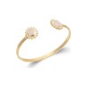 bracelet anaetcha en plaqué or et quartz rose