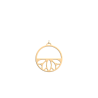 Pendentif Les Georgettes Lotus Rond 30mm