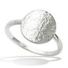 Bague Martelée Plaqué Argent