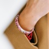 Bracelet Jonc Laqué Multicolore Rose Una Storia