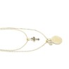 Collier Double Rangs Plaqué Or