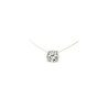 Collier Fil de Nylon & Pendentif Oxyde